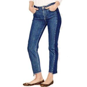 Boden Cambridge Skimmer Ankle Jeans 2R Two Tone Denim